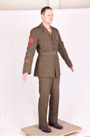  Photos Army Officer Man in uniform 1 20th century Army Officer a poses whole body 0006.jpg